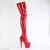 Pleaser ADORE-4000 Bottes cuissardes à plateforme Vernis Rouge EU-35/US-5