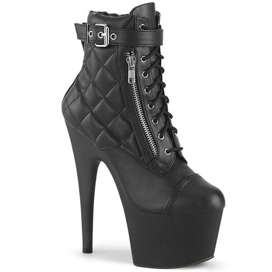 Pleaser ADORE-700-05 Bottines à plateforme Cuir synthétique Noir EU-35/US-5
