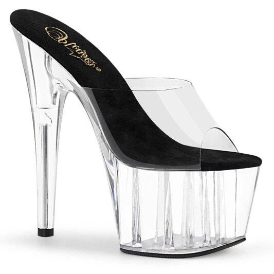 Pleaser ADORE-701 Mules à plateforme Transparent EU-38/US-8