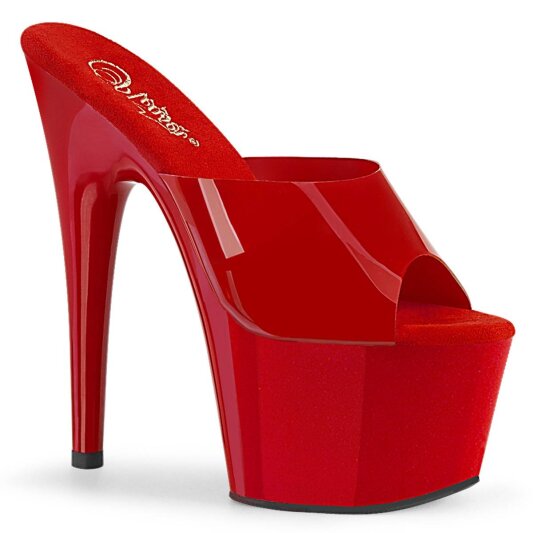 Pleaser ADORE-701N Mules à plateforme Rouge EU-35/US-5