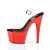 Pleaser ADORE-708 Sandales à plateforme Chrome Transparent Rouge EU-41/US-11