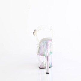Pleaser ADORE-708HT Sandales à plateforme Fumée Transparent EU-37/US-7
