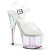 Pleaser ADORE-708HT Sandales à plateforme Fumée Transparent EU-37/US-7