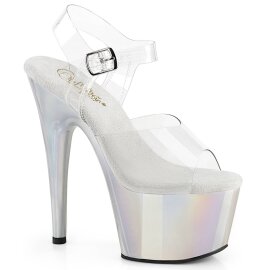 Pleaser ADORE-708LQ Sandales à plateforme Holo...