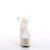 Pleaser ADORE-708MB Sandales à plateforme Transparent Bigarré EU-37/US-7