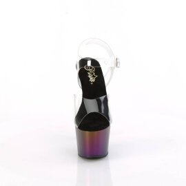 Pleaser ADORE-708MCH Sandales à plateforme Transparent Bigarré EU-35/US-5