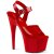 Pleaser ADORE-708N Sandales à plateforme Rouge EU-39/US-9