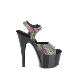 Pleaser ADORE-708N-LTP Sandales à plateforme Bigarré EU-35/US-5