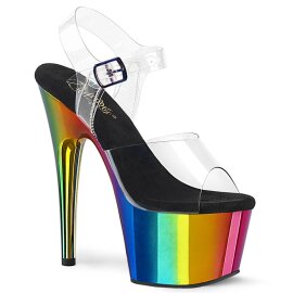 Pleaser ADORE-708RC Sandales à plateforme Chrome...