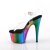 Pleaser ADORE-708RC Sandales à plateforme Chrome Transparent Bigarré EU-35/US-5