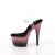 Pleaser ADORE-708SS Sandales à plateforme Paillettes Transparent Rose EU-42/US-12
