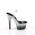 Pleaser ADORE-708SS Sandales à plateforme Paillettes Transparent Argent EU-36/US-6