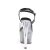 Pleaser ADORE-708T-1 Sandales à plateforme Fumée Transparent Noir EU-37/US-7