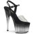 Pleaser ADORE-708T-2 Sandales à plateforme Fumée Transparent Noir EU-40/US-10