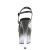 Pleaser ADORE-708T-2 Sandales à plateforme Fumée Transparent Noir EU-40/US-10