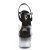 Pleaser ADORE-708T-2 Sandales à plateforme Fumée Transparent Noir EU-39/US-9