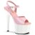 Pleaser ADORE-709 Sandales à plateforme Vernis Rose Blanc EU-35/US-5