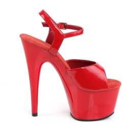 Pleaser ADORE-709 Sandales à plateforme Rouge EU-38/US-8