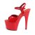 Pleaser ADORE-709 Sandales à plateforme Rouge EU-38/US-8