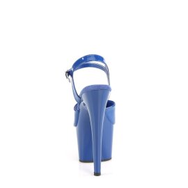 Pleaser ADORE-709 Sandales à plateforme Vernis Bleu EU-35/US-5