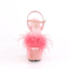 Pleaser ADORE-709F Sandales à plateforme Daim Rose...