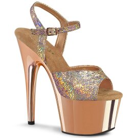 Pleaser ADORE-709HM Sandales à plateforme Holo...
