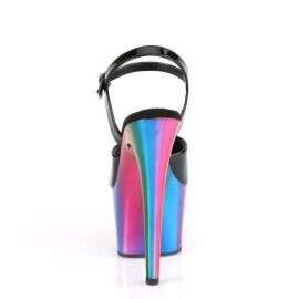 Pleaser ADORE-709RC Sandales à plateforme Vernis Noir Bigarré EU-38/US-8