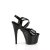 Pleaser ADORE-724 Sandales à plateforme Vernis Noir EU-36/US-6