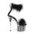 Pleaser ADORE-724F Sandales à plateforme Transparent Noir EU-36/US-6