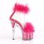 Pleaser ADORE-724F Sandales à plateforme Transparent Rose EU-35/US-5