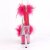 Pleaser ADORE-724F Sandales à plateforme Transparent Rose EU-37/US-7