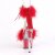 Pleaser ADORE-724F Sandales à plateforme Transparent Rouge EU-35/US-5