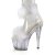 Pleaser ADORE-724F Sandales à plateforme Transparent Blanc EU-37/US-7