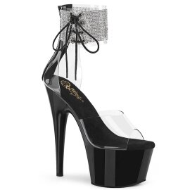 Pleaser ADORE-724RS Sandales à plateforme Strass...