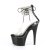 Pleaser ADORE-724RS Sandales à plateforme Strass Transparent Noir EU-35/US-5