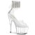 Pleaser ADORE-724RS Sandales à plateforme Strass Transparent EU-37/US-7