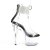Pleaser ADORE-724RS Sandales à plateforme Strass Transparent EU-37/US-7
