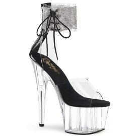 Pleaser ADORE-724RS Sandales à plateforme Strass...