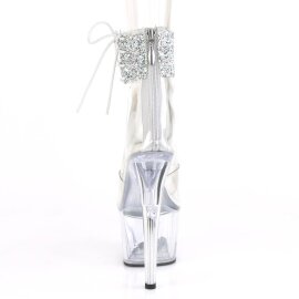 Pleaser ADORE-724RS-02 Sandales à plateforme Strass Transparent EU-35/US-5