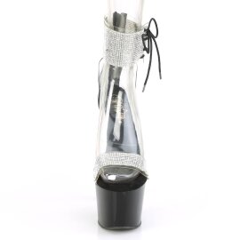 Pleaser ADORE-727RS Sandales à plateforme Strass...