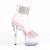 Pleaser ADORE-727RS Sandales à plateforme Strass Transparent Rose EU-41/US-11