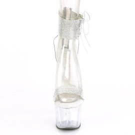 Pleaser ADORE-727RS Sandales à plateforme Strass...
