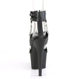 Pleaser ADORE-761 Sandales à plateforme Cuir synthétique Noir EU-40/US-10