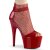 Pleaser ADORE-765RM Sandales à plateforme mailles Vernis Rouge EU-35/US-5