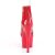Pleaser ADORE-765RM Sandales à plateforme mailles Vernis Rouge EU-35/US-5