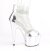 Pleaser ADORE-765RM Sandales à plateforme mailles Chrome Argent EU-37/US-7