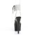 Pleaser ADORE-791-2RS Sandales à plateforme Vernis Strass Transparent Noir EU-41/US-11