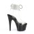 Pleaser ADORE-791-2RS Sandales à plateforme Vernis Strass Transparent Noir EU-41/US-11