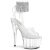 Pleaser ADORE-791-2RS Sandales à plateforme Vernis Strass Transparent EU-35/US-5