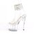 Pleaser ADORE-791-2RS Sandales à plateforme Vernis Strass Transparent EU-35/US-5